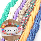 350Pcs 6mm Clay Beads Flat Round Loose Spacer Bead DIY Boho Jewelry