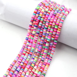 6mm Clay Beads for Jewelry Making Mix Bracelet Boho Necklace