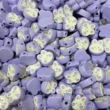 10Pcs Acrylic Rabbit Head Loose Beads For DIY Jewelry Making