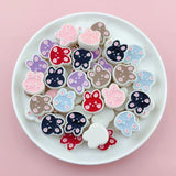 10Pcs Acrylic Rabbit Head Loose Beads For DIY Jewelry Making
