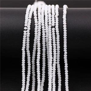 540Pcs 2MM Crystal Round Top Glass Loose Bead for Jewelry Making Bracelet DIY