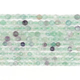Colorful Fluorite Quartz Faceted Stone Beads for Jewelry