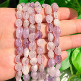 8mm Purple Jades Stone Loose Spacer Beads Jewelry Making DIY Bracelet Earrings