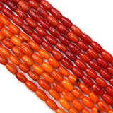 Red Coral Rice Beads Bulk Jewelry DIY Accessories