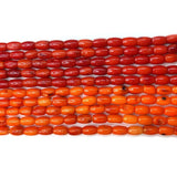 Red Coral Rice Beads Bulk Jewelry DIY Accessories