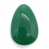 Green Aventurine Water Drop Cabochon 31x46mm DIY Ring Making