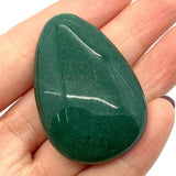 Green Aventurine Water Drop Cabochon 31x46mm DIY Ring Making