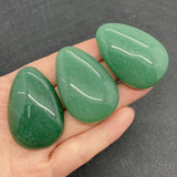 Green Aventurine Water Drop Cabochon 31x46mm DIY Ring Making