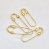 Gold-Plated Copper Creative Pin 2pcs DIY Earring Jewelry Findings