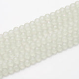 8MM Crystal Glass Matte Spacer Beads for DIY Jewelry Making