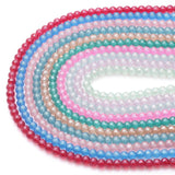 8MM Crystal Glass Matte Spacer Beads for DIY Jewelry Making