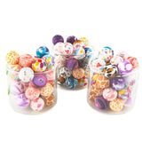 Kovict 10Pcs 15MM Leopard Round Silicone Beads Baby Food DIY Jewelry Accessories