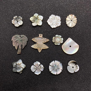 Natural Shell Beads Flower Tree Mother Shell Pearl Pendant