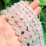 Natural Stone Faceted Agates Beads Round Loose Spacer Beads 6 8 10mm