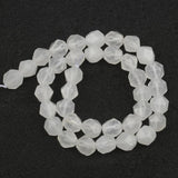 Natural Stone Faceted Agates Beads Round Loose Spacer Beads 6 8 10mm