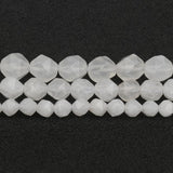Natural Stone Faceted Agates Beads Round Loose Spacer Beads 6 8 10mm