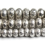 6/8/10mm Silver Hematite Stone Beads for DIY Bracelet