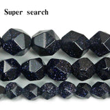 Sand Stone Cut Face Spacer Beads 15'' Strand 6/8/10mm