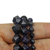 Sand Stone Cut Face Spacer Beads 15'' Strand 6/8/10mm
