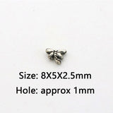 100Pcs Antique Dragonfly Seed Metal Spacer Beads for Jewelry Making DIY