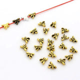 100Pcs Antique Dragonfly Seed Metal Spacer Beads for Jewelry Making DIY