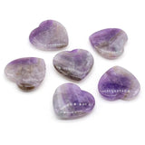 Amethyst Heart-shaped Beads for Women DIY Jewelry