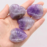 Amethyst Heart-shaped Beads for Women DIY Jewelry
