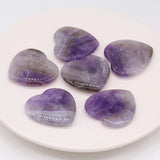 Amethyst Heart-shaped Beads for Women DIY Jewelry