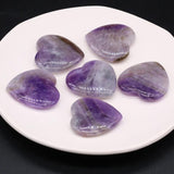 Amethyst Heart-shaped Beads for Women DIY Jewelry