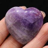 Amethyst Heart-shaped Beads for Women DIY Jewelry