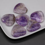 Amethyst Heart-shaped Beads for Women DIY Jewelry