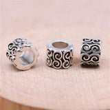 20pcs 9x9x7mm Big Hole Spacer Beads for DIY Bracelet Making