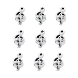 10pcs Hollow Note Shape Beads For Jewelry Making