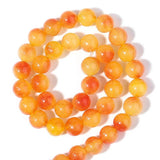 Jade Water Natural Stone Beads Round Shape Necklace DIY Accessories