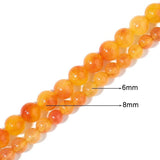 Jade Water Natural Stone Beads Round Shape Necklace DIY Accessories