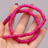 Colorful Shell Flat Round Spacers DIY Jewelry Making