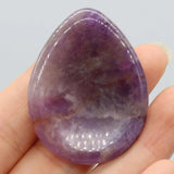 Amethyst Water Droplets Shape Thumb Stone Scrapping Plate