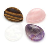 Amethyst Water Droplets Shape Thumb Stone Scrapping Plate
