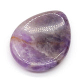Amethyst Water Droplets Shape Thumb Stone Scrapping Plate