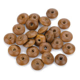 100pcs Black/Brown Wooden Beads DIY Abacus Bead Set
