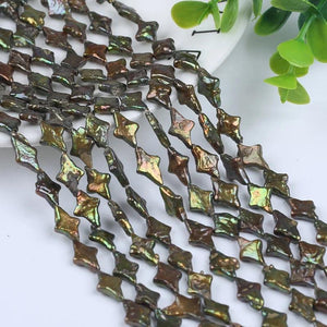 8-10*13-15mm Dyed Freshwater Loose Baroque Star Shape Pearls
