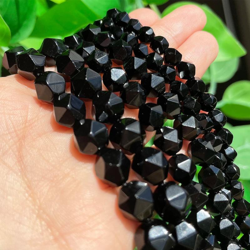 Faceted Agates Beads Round Spacer Beads 6 8 10mm 15''