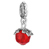 10Pcs Silver Charms Beads Pendants for DIY Jewelry Making