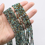 Natural Stone Faceted Beaded African Pine Gemstone Loose Isolation Beads