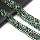 Natural Stone Faceted Beaded African Pine Gemstone Loose Isolation Beads