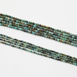 Natural Stone Faceted Beaded African Pine Gemstone Loose Isolation Beads
