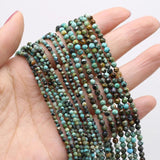 Natural Stone Faceted Beaded African Pine Gemstone Loose Isolation Beads