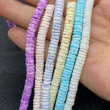 Natural Shell Round Dyeing Loose Beads 5-6mm for DIY Jewelry Making
