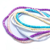 Natural Shell Round Dyeing Loose Beads 5-6mm for DIY Jewelry Making