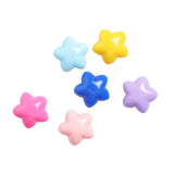 10pcs Acrylic Resin Star Resin Accessorie Flat Base DIY Making Accessory